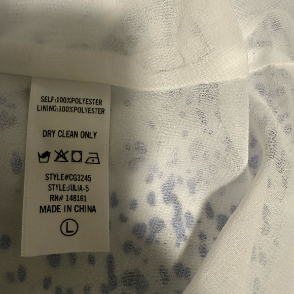 Buddy Love Blue and White Ruffle Dress - Picture 8 of 8